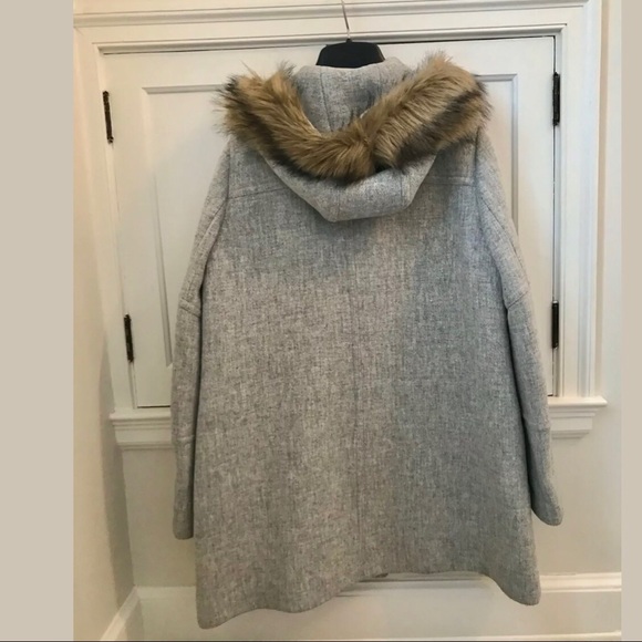 SOLD J Crew Chateau Parka Stadium Cloth Grey 8 - Picture 7 of 9